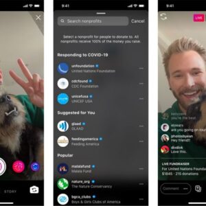 Instagram testing donation stories