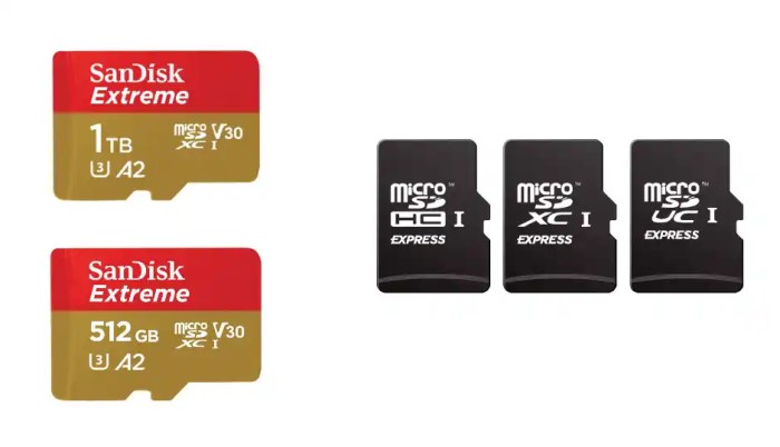 Micron sandisk 1tb microsd cards mwc 2019