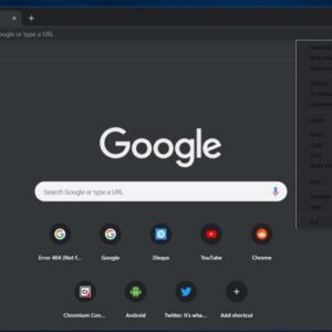 Dark mode live chrome canary