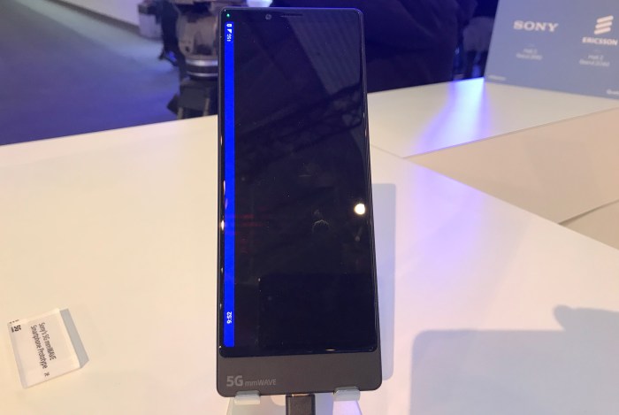 Sony 5g prototype mwc 2019