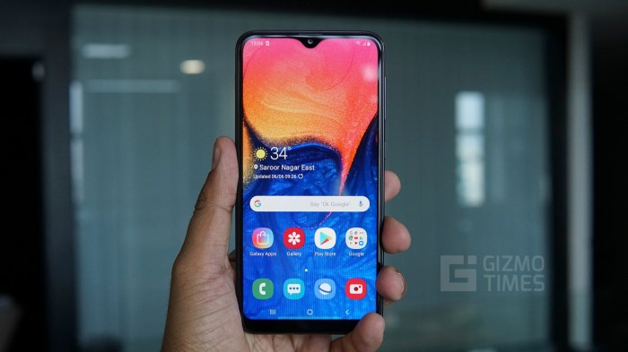 Samsung galaxy a10 leaked