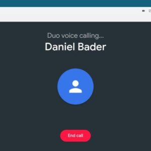 Google duo for web