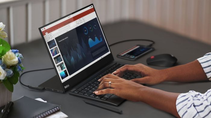 Lenovo thinkvision m14 portable monitor